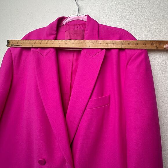 Valentino Pink Jumpsuit & Blazer Set Women IT 46/42 Strapless Wide Leg - Picture 11 of 16